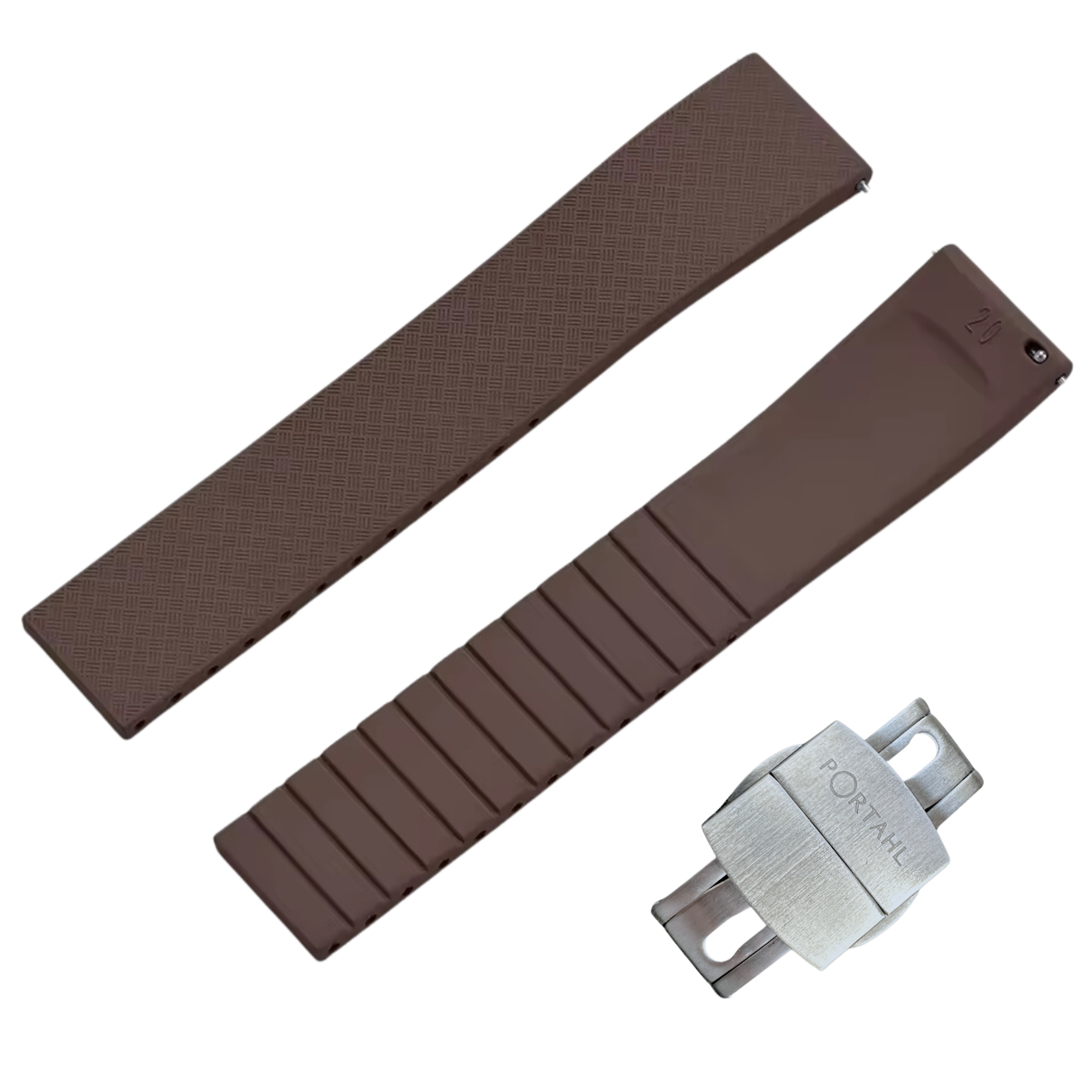 Grizzly Brown - Premium FKM Rubber Strap (for Zenmaster)