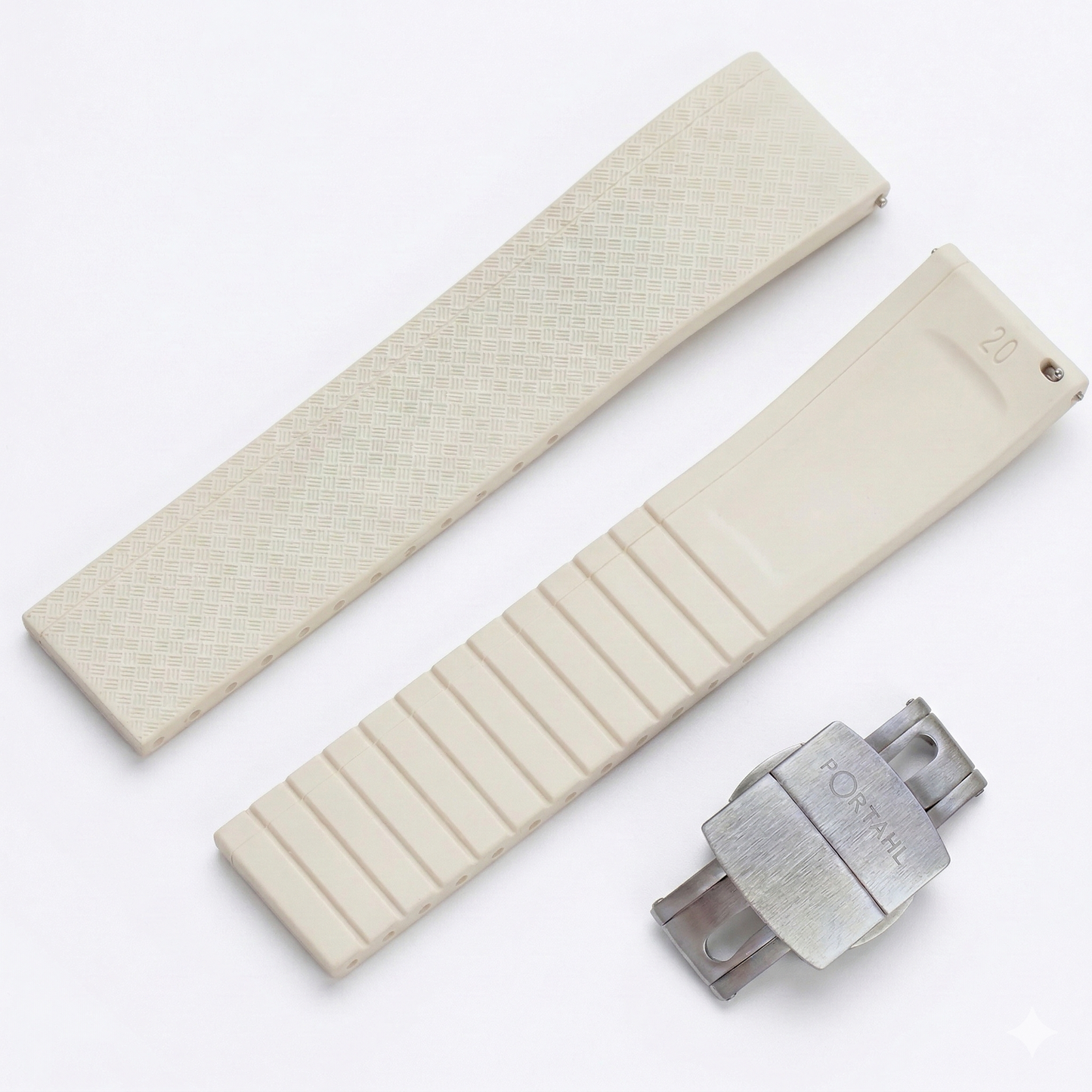 Polar White - Premium FKM Rubber Strap (for Zenmaster)