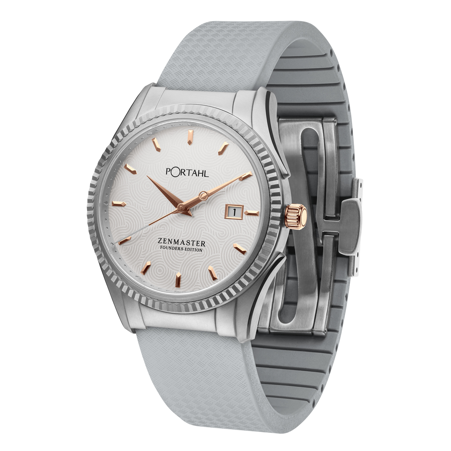 Ice Gray - Premium FKM Rubber Strap (for Zenmaster)