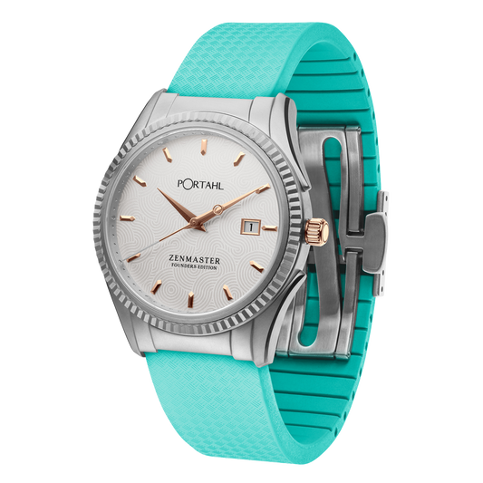 Poolside Blue - Premium FKM Rubber Strap (for Zenmaster)