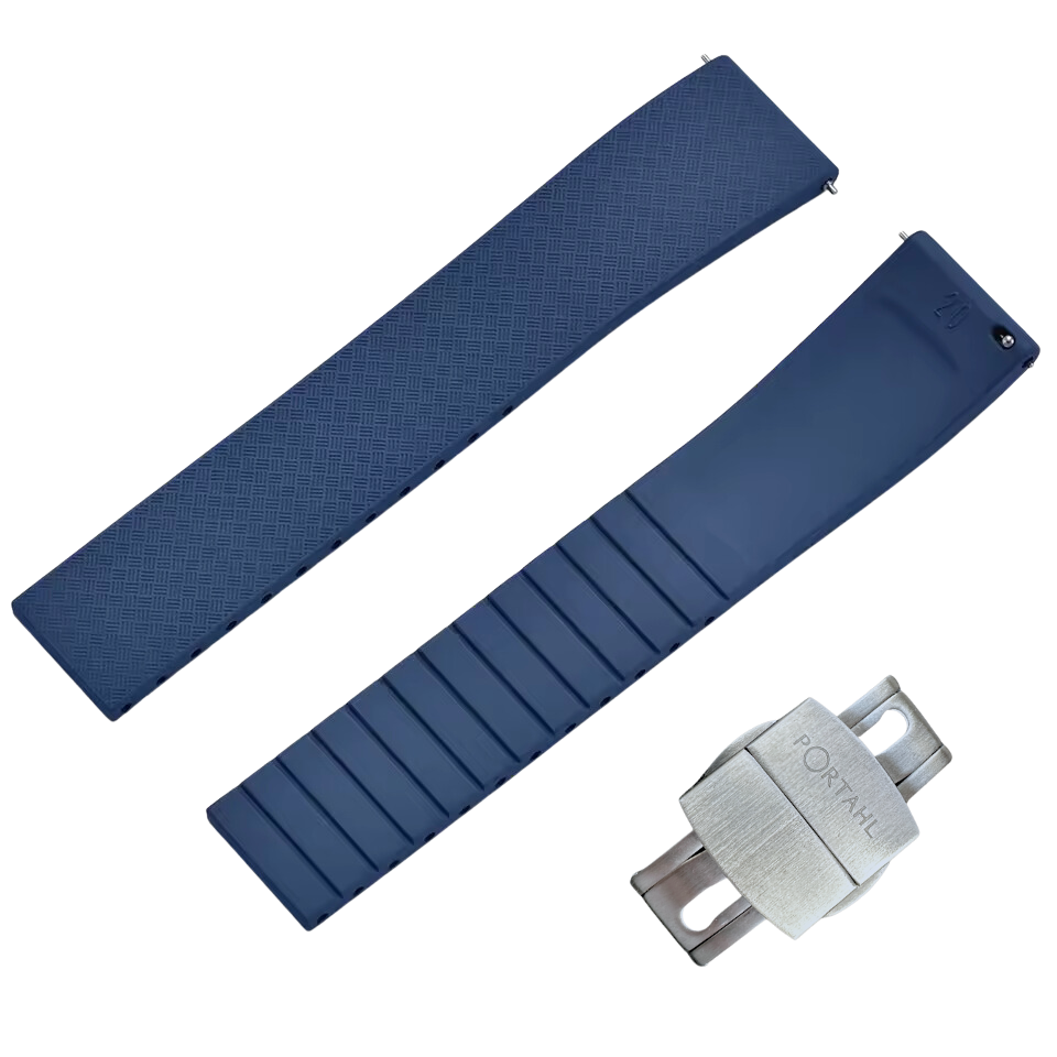 Deepsea Blue - Premium FKM Rubber Strap (for Zenmaster)