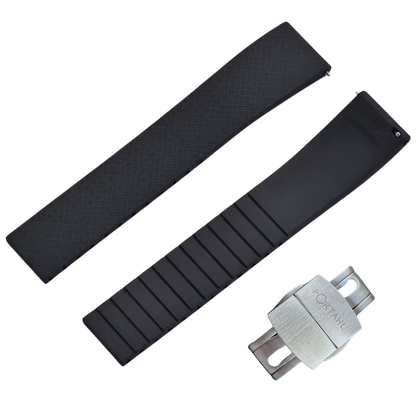 Pitch Black - Premium FKM Rubber Strap (for Zenmaster)