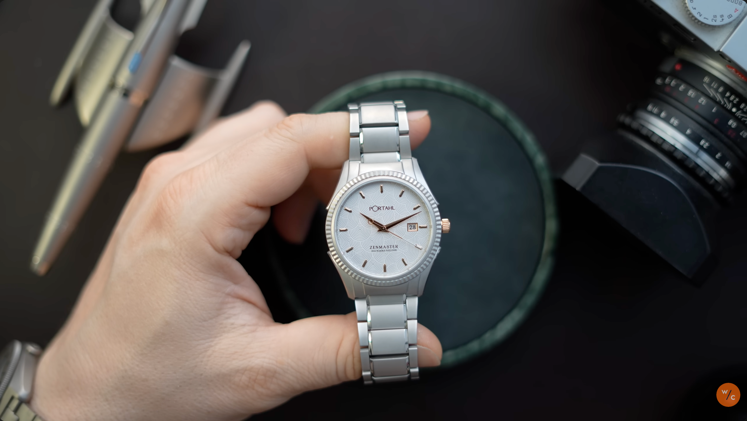 Load video: review of pOrtahl's Zenmaster automatic watch by WatchChris on YouTube