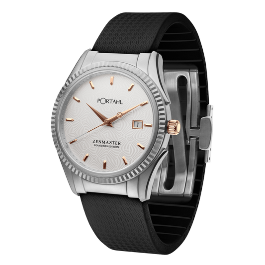 Pitch Black - Premium FKM Rubber Strap (for Zenmaster)