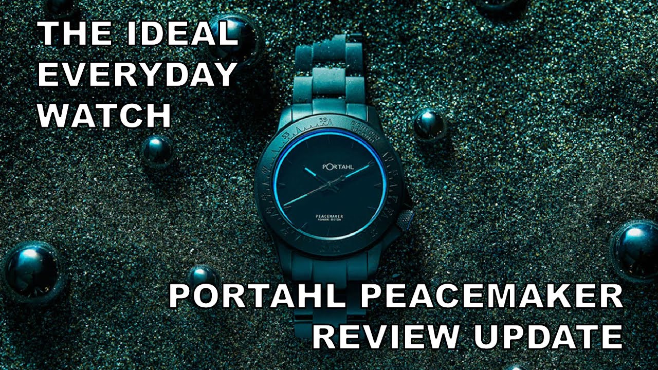Load video: review of pOrtahl&#39;s Peacemaker automatic watch